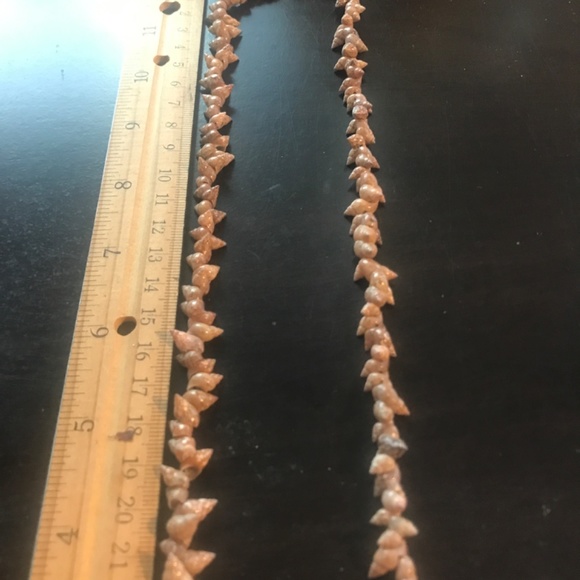 African Handmade Sea Shell Necklace VGC - Picture 4 of 5